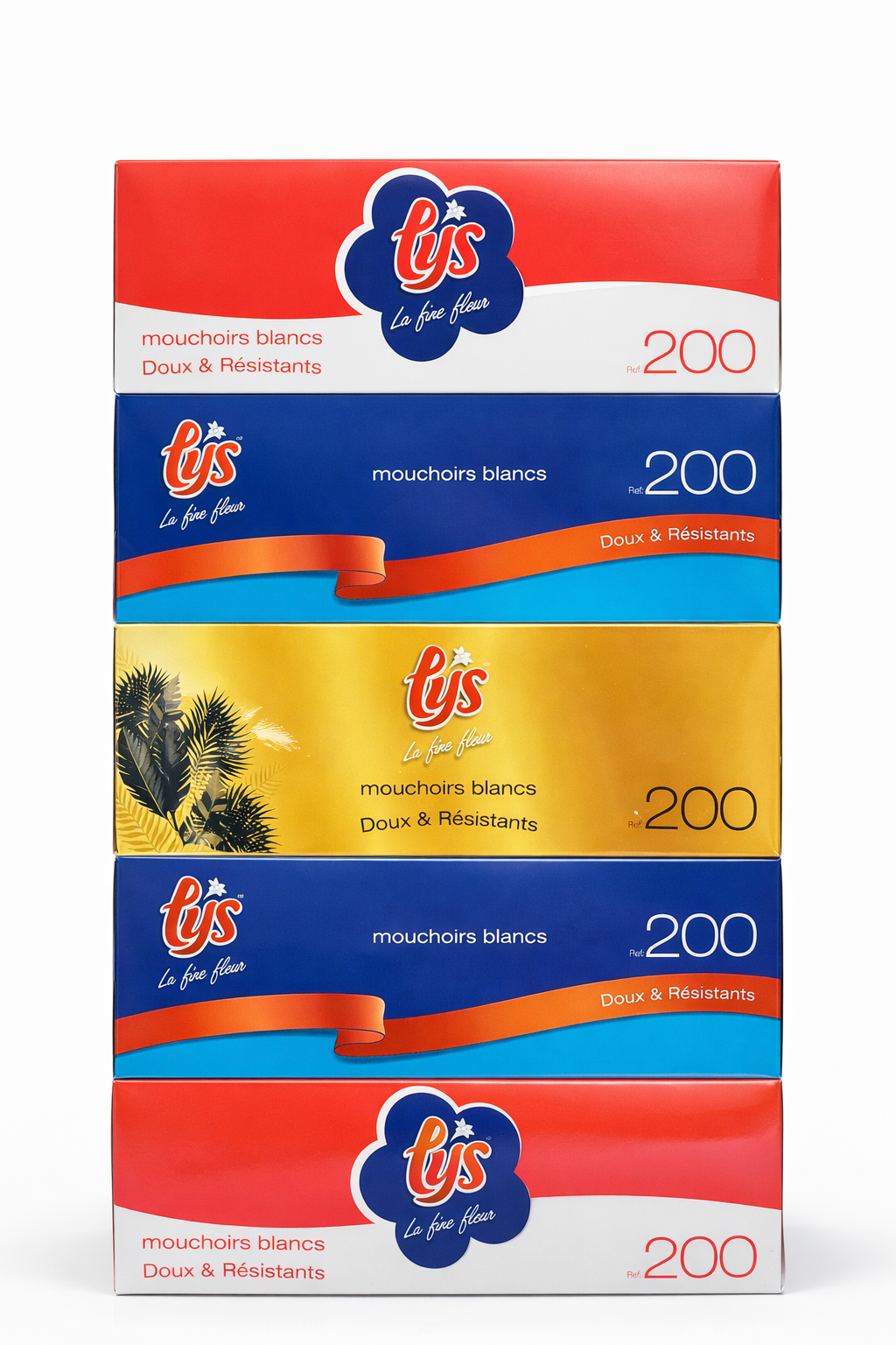 Pack Mouchoir Auto Lys 200X5 - Drogerie & Entretien maison| Supermarche Dakar-Senegal